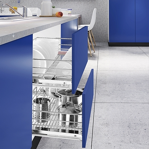 有效的橱柜拉篮收纳，厨房五金帮您收纳厨房